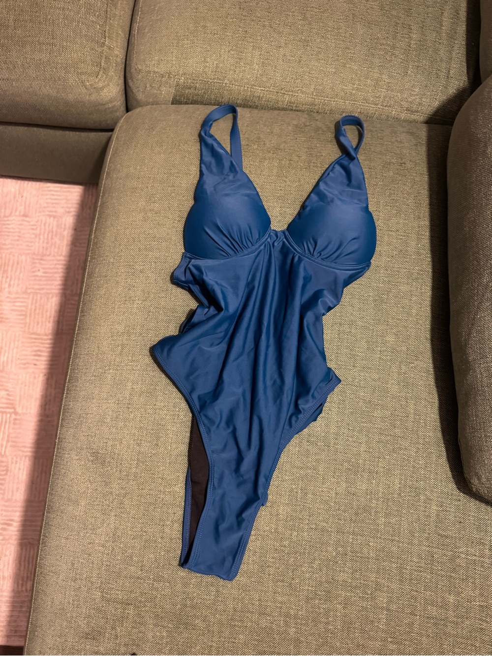 Blue One-Piece Swimsuit